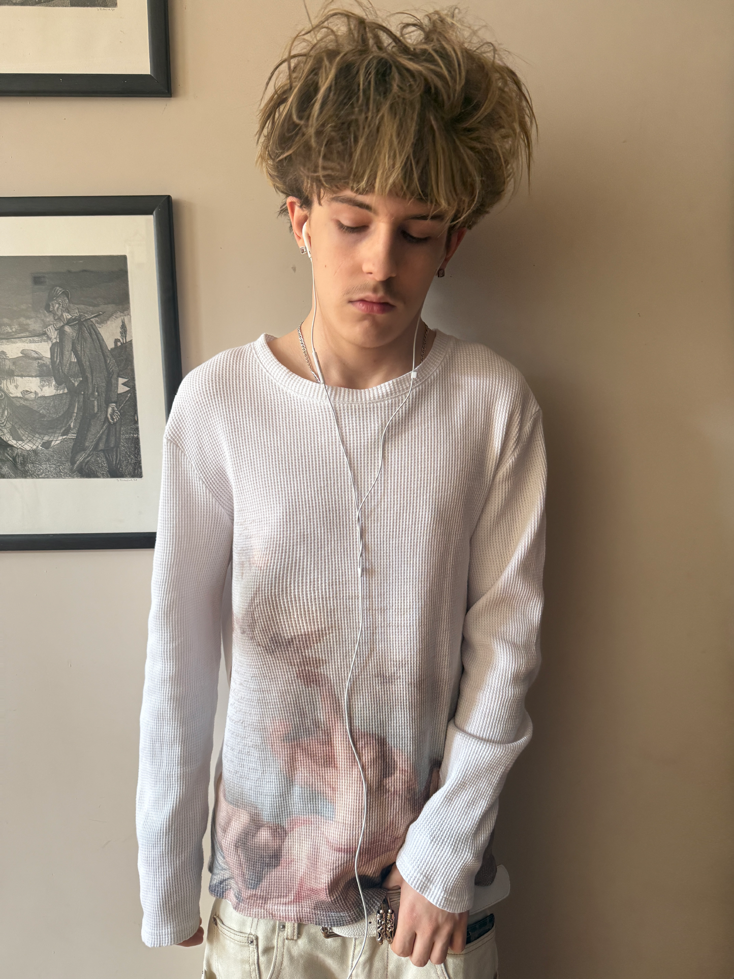 heaven waffle knit long sleeve