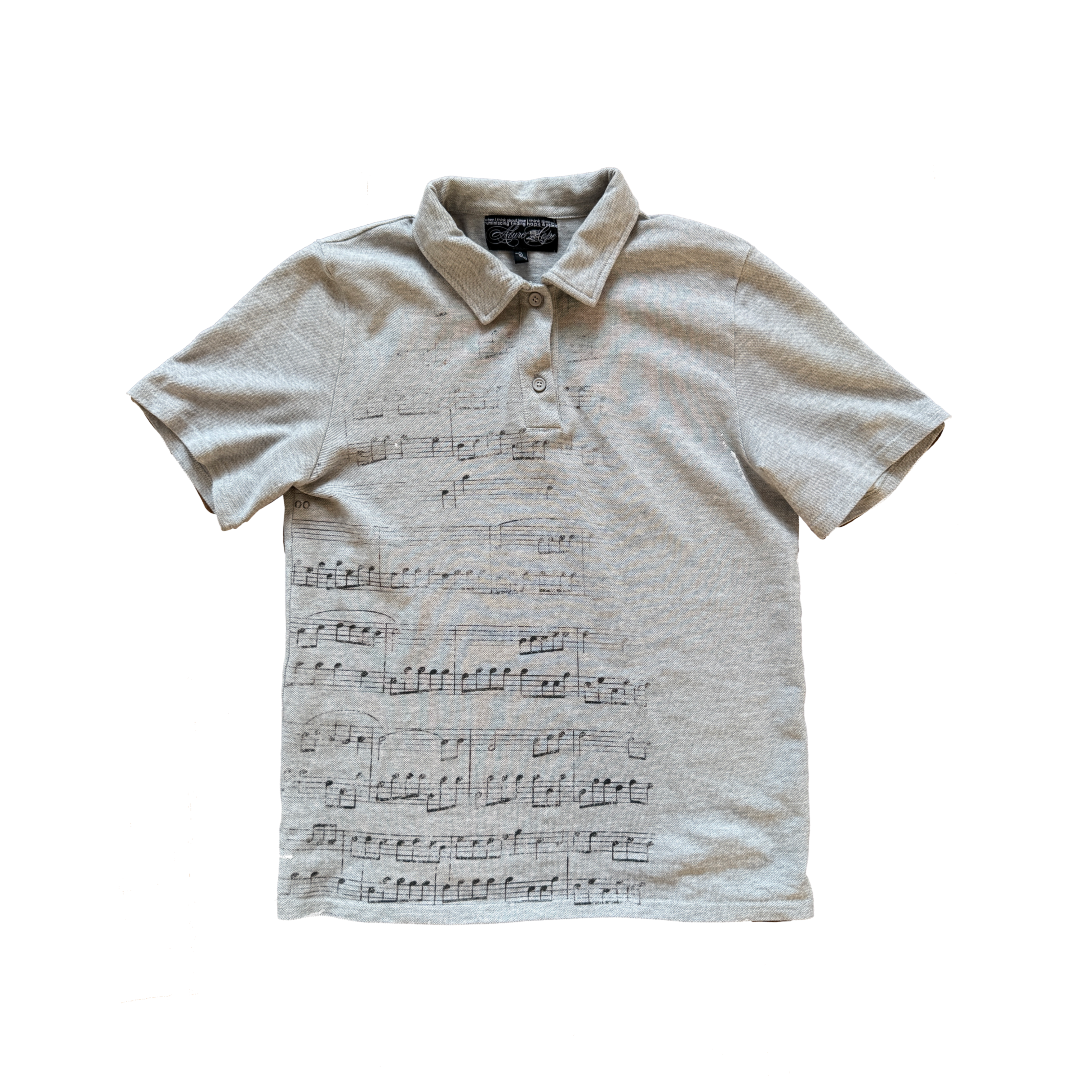 notes” polo shirt – alurehope