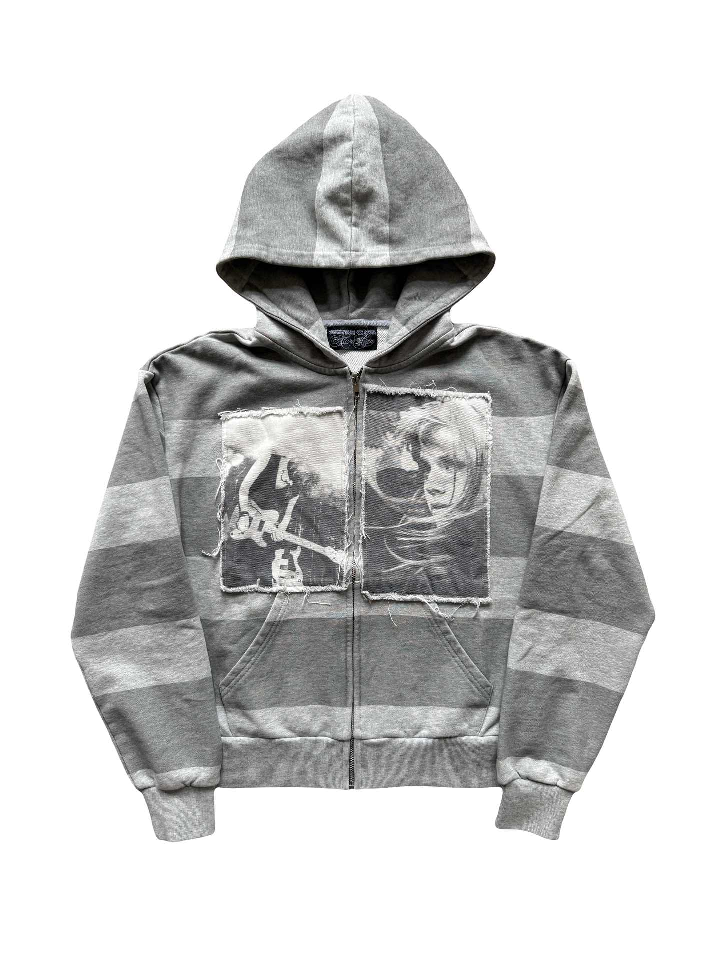 seul patchwork hoodie