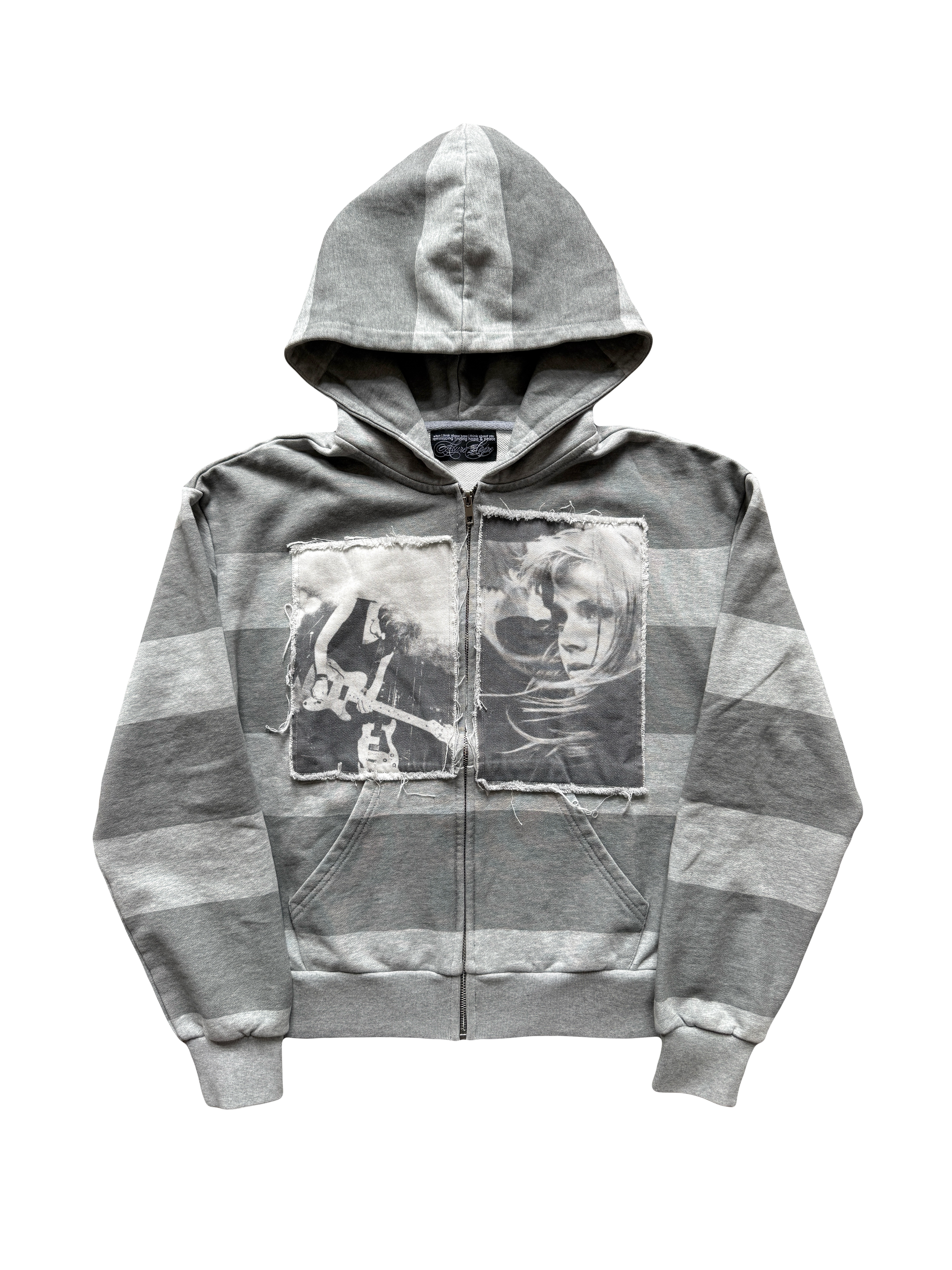 seul patchwork hoodie