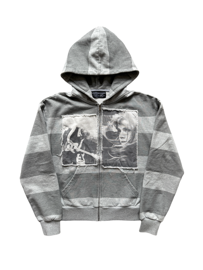 seul patchwork hoodie