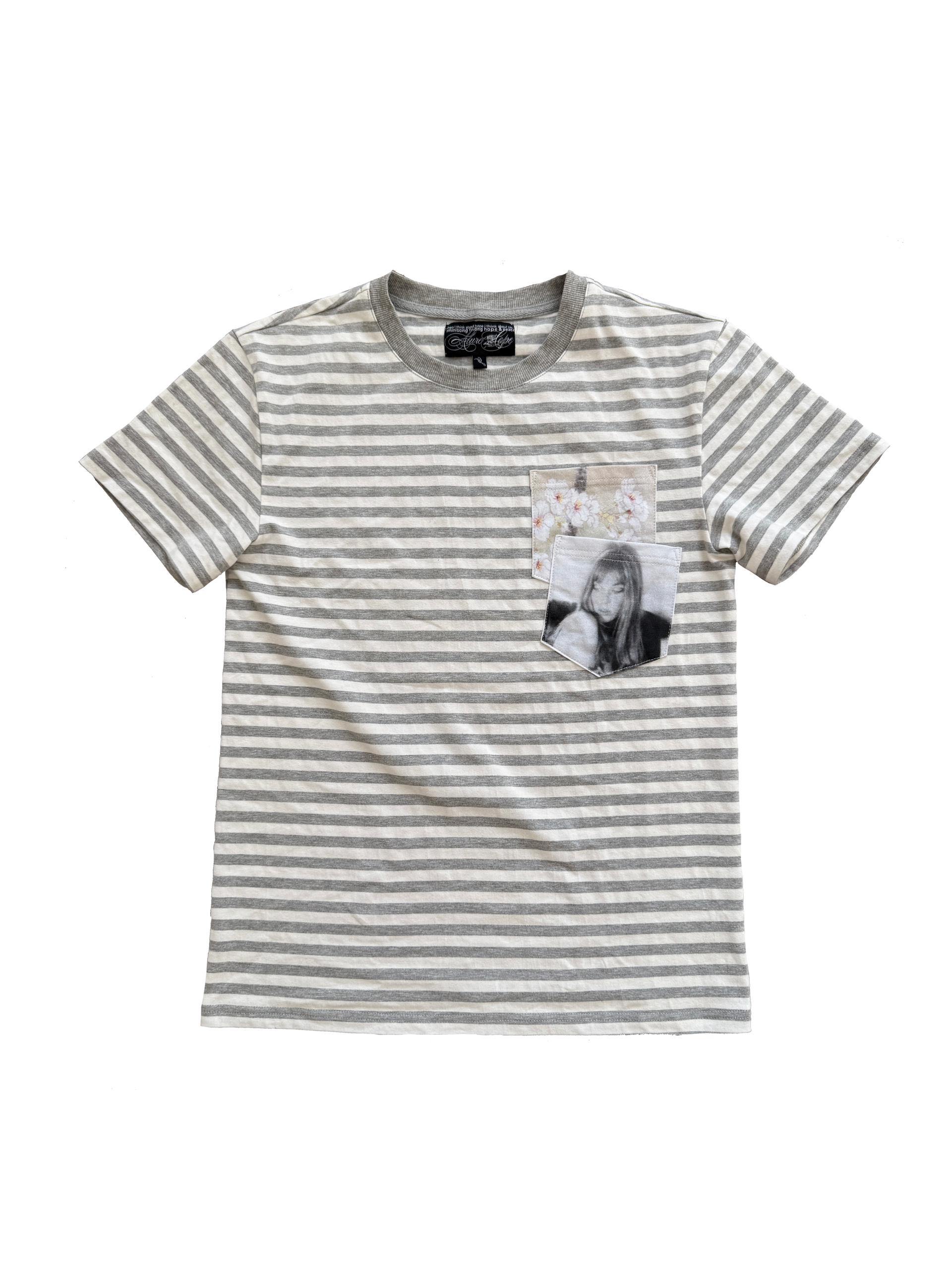 striped pocket tee