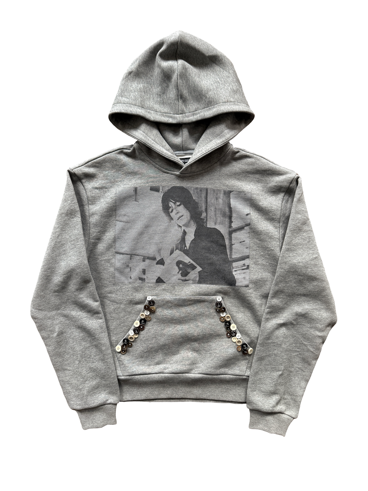 “button” patti hoodie