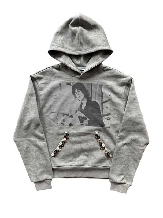 “button” patti hoodie