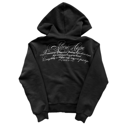 “broken“ zipup hoodie